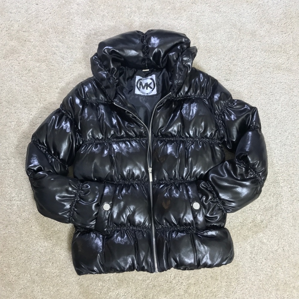 MICHAEL Michael Kors Black Puffer Jacket